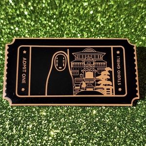 3/$20 Spirited Away No Face Bathhouse Ticket Ghibli Movie Hard Enamel